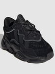 adidas Originals Infant Unisex Ozweego Trainers - Black, Triple Black, Size 9 Younger