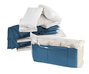 WENKO Housse de rangement sous vide pour vêtement, linge de maison, Sac sous vide, Jumbo Cube XXL, 180 x 90 x 50 cm