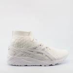 Asics Gel Kayano Trainer Knit White Textile Mens Lace Up Trainers H7P4N 0101