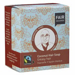 Fair Squared Hair Soap (Coconut) - Greasy Hair (includes cotton soap bag)