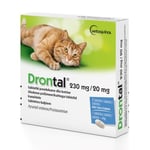 VETOQUINOL Drontal - anti-parasite tablets for cats - 2 pcs.