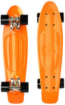 Ridge Skateboards 22" Mini Cruiser Board, Organics, Complet, fabriqué au Royaume-Uni, 55cm Jaune Foncé/Noir