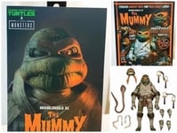 NECA Universal Monsters x Teenage Mutant Ninja Turtles Michelangelo as The Mummy