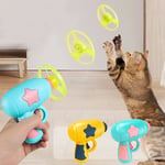 Rolig Katt Interaktiv Teaser Träning Leksak Roterande Flygande Skivor Spel Leksaker Husdjur tillbehör