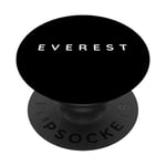 Everest Souvenir / Everest Mountain Climber Police moderne PopSockets PopGrip Interchangeable