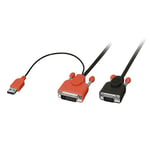 Lindy Câble Adaptateur DVI-D vers VGA, 1m