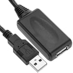 BeMatik - Câble extension USB 2.0 10m A-male à A-femelle