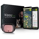 KIPPY Kippy - Gps-halsband För Hundar Och Katter Evo 38 Gr Vattentät Rosa Kronblad