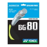 Yonex BG 80 Yellow Badminton Racket String 10M SET