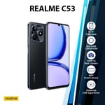 Realme C53 Global Ver. Android Mobile Phone (Black/6+128GB/Unlocked/Dual SIM)