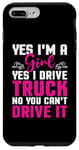 iPhone 7 Plus/8 Plus Yes I Drive Truck American Commercial Truck Driver Case