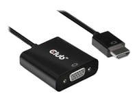 Club 3d hdmi 1.4 to vga active adapter with audio m/f