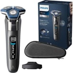 Philips Rasoir électrique Série 7000 pour homme Wet & Dry avec tondeuse rétractable,modèle S7887/35
