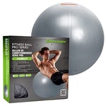 IBF Iron Body Fitness Fitness Pro-Ball 65Cm W.Pump Unisex-Adult, Dark Grey, Taille Unique