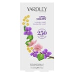 3 x Yardley April Violets Luxury Soap 3 x 100g Bars