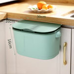 Folding Waste Bin Compact Hanging Trash Can For Kitchens