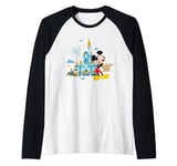 Walt Disney World 50th Anniversary Mickey Magic Castle Raglan Baseball Tee