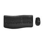 Microsoft Wireless Comfort Desktop 5050 Keyboard & Mouse Set UK English - Black