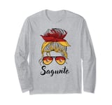 Sagunto Girl, Spanish Flag Spain Long Sleeve T-Shirt