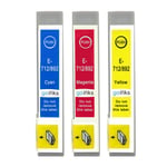 3 C/M/Y non-OEM Ink Cartridges to replace Epson T0712, T0713, T0714 Colours 