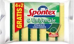Spontex 19420017 Universal Delicate Anti-Battery 2+1, Polyurethane Abrasive Sponge, Equipped with Agent 4, Green