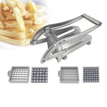 Rostfritt stål manuell pommes frites skärmaskin potatisflishuggare shredder maker