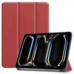 iPad Pro 11 (M4) Fodral Trifold Röd