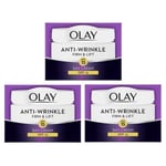 3 x Olay Anti-Wrinkle Firm & Lift Day Cream SPF15 50ml