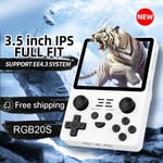 POWKIDDY RGB20S nouvelle Console de jeu portable rétro système Open Source RK3326 3.5 pouces 4:3 écran IPS cadeaux pour enfants