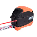 RUIXFLR Accurate Laser Tape Measure, 40M Laser Measure, 5M Tape Measure, USB Rechargable Laser Distance Meter with Larger LCD Display Practical, orange