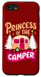 Coque pour iPhone SE (2020) / 7 / 8 Princesse Of The Camper Camping Adventures Spirit