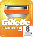Gillette Fusion Razor Blades Pack of 8 replacements Cartridges