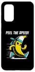 Coque pour Galaxy S20 Peel The Speed, amateur de jogging et de course à pied avec un jeu de mots à la banane