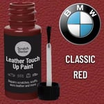 BMW CLASSIC RED Leather Touch up Car Seat Repair Paint