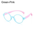 Kids Computer Glasses Anti Blue Light Glasse Video Gaming Green-pink