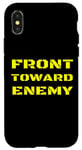 iPhone X/XS Front Toward Enemy Funny Military Soldier Joke Mine Quote Case