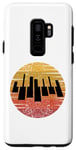Coque pour Galaxy S9+ Clavier de piano rétro pour les pianistes classiques