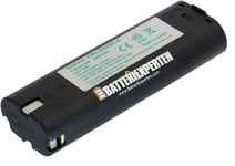 Batteri till 4307DW för Makita, 7.2V, 3000 mAh