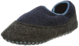 FALKE Unisex Kids Cosy Slipper K HP Wool Grips On Sole 1 Pair Grip socks, Blue (Darkblue 6681), 12.5-13