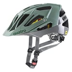 uvex Quatro cc MIPS - Secure Mountain Bike Helmet for Men & Women - MIPS System - Adjustable Shield - Moss Rhino - 52-57 cm