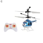 Flying Toys Rc Helicopter Cartoon Remote Control Drone Kid C Bule