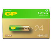 GP - 15A LR06 AA Powercase (24-pakning) - Høytytende alkaliske batterier