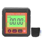 Digital Vattenpassbox Hög Noggrannhet Magnetisk Portabel Gradskiva Inclinometer Vinkelmätare för Träbearbetning Byggarbetsplats Orange
