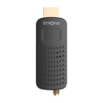 STRONG SRT82 Décodeur HDMI Stick TNT Full HD -DVB-T2 - Compatible HEVC265 - Récepteur/Tuner TV avec Fonction enregistreur (HDMI, Péritel, USB, Dolby Digital Plus) - Noir