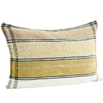 Kuddfodral Silk senap 60x40 cm