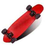27inch Cruiser Skateboard Adult Trick Maple Deck Skateboards with PU Wheel for Adults Beginners Girls Boys Highway Street Scooter (Color : F)