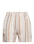 Kogcaro Linen Bl Pull-Up Shorts Pnt Bottoms Shorts Multi/patterned Kids Only
