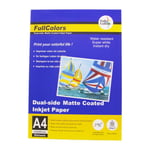 Matt dubbelsidigt fotopapper, 220g/m2, A4, 50 ark