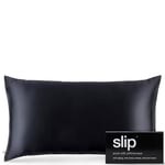 Slip Silk Pillowcase King (Various Colours) - Svart