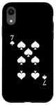 iPhone XR Seven (7) of Spades Poker Card Playing Card Case